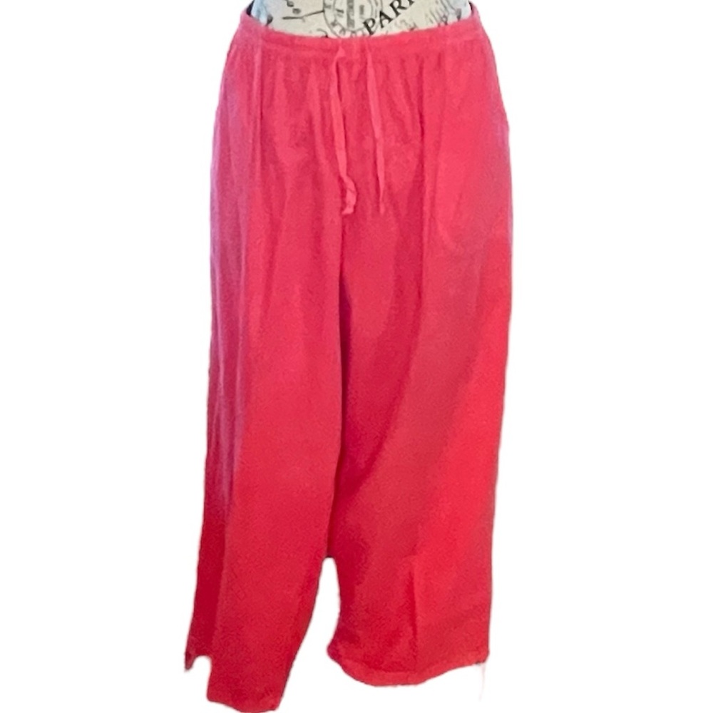 Fresh Produce Coral Cropped Pants